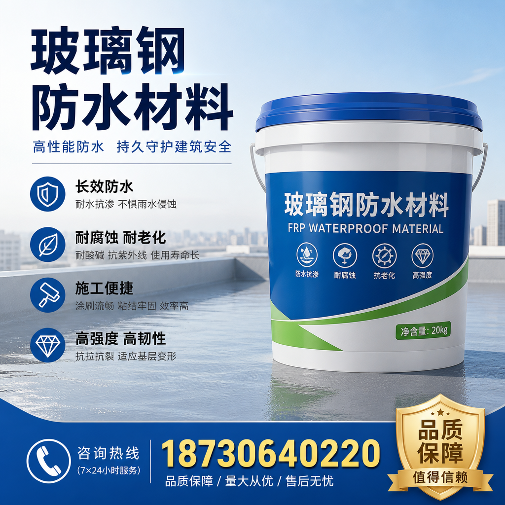 专家解析:玻璃钢防水材料的市场前景分析在 枣庄