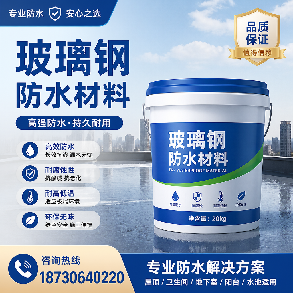 了解玻璃钢防水材料的市场趋势,枣庄 企业不可不知